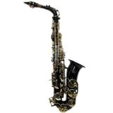 Sky Guarantee High Quality Sound E FLAT Black Lacquer Alto Saxophone W High F# Key+light Weight Case and Extra 10 Reeds