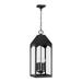 4 Light Outdoor Hanging Lantern In Transitional Style-26.5 Inches Tall And 9.75 Inches Wide Capital Lighting 946342Bk