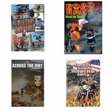 Auto Truck & Cycle Extreme Stunts & Crashes 4 Pack DVD Bundle: Eatin Sand! Road Rage Vol. 3 - Need for Speed Across the Dirt: A Dirt Bike Documentary Americas Greatest Motorcycle Rallies