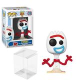 Funko POP! Disney: Toy Story 4 - Forky Vinyl Figure & 1 POP! Compatible PET Clear Plastic Protector Bundle