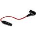 Coluber Cable Balanced XLR Cable Right Angle Male to Straight Female 6ft.