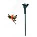 Touch of Nature Garden Solar Hummingbird on Stake 4-Piece Assorted Colors (50360)