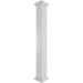 Ekena Millwork 8 W x 8 H Craftsman Classic Square Non-Tapered Coastal Fretwork Column w/ Crown Capital & Crown Base