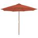 vidaXL Outdoor Umbrella Parasol with Crank Handle Patio Sunshade Sun Shelter