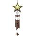 Fovolat Solar Wind Chime Moon Solar Wind Chimes Moon Crackle Glass Ball Waterproof Garden Yard Patio Lawn Solar Wind Chimes Moon Wind Chime Decorative For Garden Home Yard Patio Lawn workable