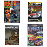 Auto Truck & Cycle Extreme Stunts & Crashes 4 Pack DVD Bundle: Road Rage Vol. 3 - Need for Speed Tuner Transformation: Change My Ride Now Across the Dirt: A Dirt Bike Documentary Mopar Madness