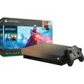 Pre-Owned Microsoft FMP-00023 Xbox One X 1TB Gold Rush Special Edition Battlefield V Bundle Gray Gold (Refurbished: Good)