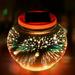 Color Changing Solar Powered Glass Ball Led Garden Lights Rechargeable Solar Table Lights Outdoor Waterproof Solar Night Lights Bright Lawn Lamps for Decorations Ideal Gifts (Star)