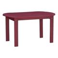 Hawthorne Collections Transitional Wood Outdoor Coffee Table in Red