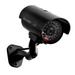 Dummy Security Camera Fake Surveillance System Fake Security Camera with Realistic Red Flashing Lights for Indoor Outdoor