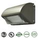 LED Trail Sun River 55-Watt LED Wall Pack Light 5000 Kelvin AC100~277V Dark Brown Surface Mount Waterproof Exterior Rated