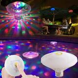 Moyouny Swim Bathroom Floating LED Underwater Light 7 Modes Waterproof Color Changing LED Underwater Light