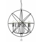 10 Light Chandelier in Shabby Chic Style 36 inches Wide By 41.63 inches High-Matte Black Finish Bailey Street Home 372-Bel-2750760