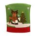 AnuirheiH Christmas Chair Covers Dining Seat Cover Santa Claus Home Party Decor Christmas Decoration