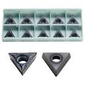 Carbide Inserts 10pcs External Turning Inserts Cutting Tools CNC Lathe Inserts for Lathe Turning Tool Holder Replacement Insert