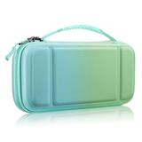 Fintie Carrying Case for Nintendo Switch OLED Model 2021/Switch 2017 [Shockproof] Hard Shell Protective Cover Travel Bag w/10 Game Card Slots Seaside Ombre