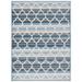 SAFAVIEH Cabana Burke Indoor/Outdoor Area Rug Blue/Grey 5 x 8