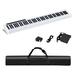 Infans 88 Keys Digital Piano Portable MIDI Electric Keyboard with Sustain Pedal White