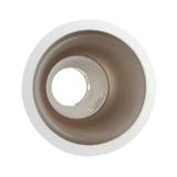 Lightolier 8021CCZW 6 Aperture Recessed Downlight Champagne Bronze White Flange