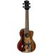 Luna Guitars Vista Deer 4-String Concert Acoustic/Electric Ukulele Right (UKEVISTADEERC)