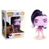 Overwatch Funko POP! Games Sombra Vinyl Figure [Translucent]