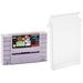 Super Nintendo SNES Game Cartridge Plastic Box Protector Cases Clear .35mm Thick
