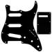 Pickguard and Backplate for Stratocaster Strat SSS Black