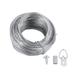30.5M Rubberized Wire Rope and 20sets Photo Frame Hanging Hooks Kit Picture Hangers Picture Hanging Wire Set