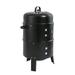 TCFUNDY Portable Charcoal Smoker Grills 3-in-1 Outdoor BBQ Grill Smoker Cooking Two-Layer Barbecue Grill Steel Meat Smoker