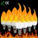 Zardwill E12/E14 LED Flicker Flame Effect Candle Bulb Fire Burning Lamp Decor Light