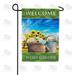 America Forever Spring Floral Garden Flag 12.5 x 18 inches Double Sided Watering Can Sunflower Blue Sky Daisy Summer Flower - Seasonal Yard Lawn Outdoor Decorative Welcome to My Garden Flag