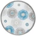 SAFAVIEH Cabana Anuki Beige/Blue 2 2 X9 Runner Indoor/Outdoor Area Rug Beige/Blue 6 7 x 6 7 Round