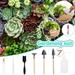 CFXNMZGR Garden Trim Tool Piece Succulent Rake Tools Shovel Garden 7 Set Gardening Fork Patio Garden