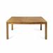 William Outdoor Expandable Teak Finished Acacia Wood Dining