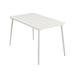 Novogratz Poolside Gossip April 50 x 29 Rectangular Indoor/Outdoor Dining Table White