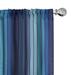Ambesonne Navy Curtains Plaques in Blue Borders Pair of 28 x63 Dark Blue and Pale Blue