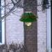 Alpine Corporation 9 x 36 Metal Holiday Lantern with Shepherd s Hook Green