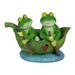 Northlight 10 Green Frogs in a Lily Pad Outdoor Garden Statue