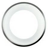 Lightolier D4A03 Decorative Angled Glass And Satin Ring For 4 Recessed Downlight Lighting