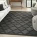 Nourison Easy Care 8 x 10 Charcoal/Black Indoor/Outdoor Rug