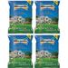 Milorganite 0636 Organic Nitrogen Fertilizer 32-Pound Pack of 4