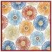 SAFAVIEH Cabana Aria Cream/Red 2 X8 Runner Area Rug Cream/Red 4 Square