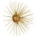 5 Light Starburst Wall Mount-10.38 inches H By 20 inches W-Gold Leaf Finish Bailey Street Home 183-Bel-4539570