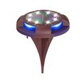 WSBDENLK Yard and Garden Clearance 4Pcs Led Solar Lights Underground Buried Garden Roadway Outdoor Wall Lamp 8 Led Solar Lights Rollbacks