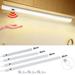 YLHHOME LED Cabinet Light 20cm-50cm/7.87-19.69inch Lamp 5V USB With Hand Sweep Sensor Switch Desk Light Color Changeable For Closet Kitchen Bathroom Lighting