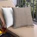 Ahgly Company Outdoor Square Mid-Century Modern Throw Pillow 18 inch by 18 inch