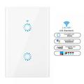 MAGAZINE 1/2/3 Gang WiFi Smart Wall Touch Light Switch Glass Panel for Alexa Google APP Black/White