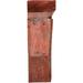 Ekena Millwork 3 1/2 W x 8 D x 12 H Vintage Farmhouse Bracket Barnwood Decor Collection Salvaged Red (6-Pack)