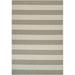 Couristan Afuera Yacht Club 3 11 x 5 7 Tan and Ivory Stripe Outdoor Rectangle Rug