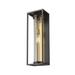1 Light Outdoor Wall Mount in Industrial Style 8 inches Wide By 24.25 inches High-Deep Bronze/Outdoor Brass Finish Bailey Street Home 372-Bel-4185843